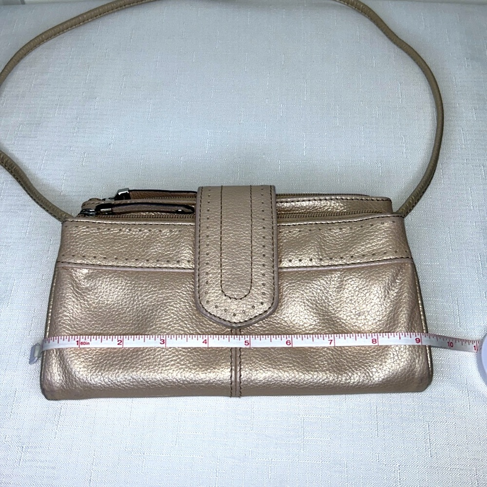 Tignanello Tan and Cream Crossbody with Soft Matte Finish Leather Vintage - Picture 16 of 17